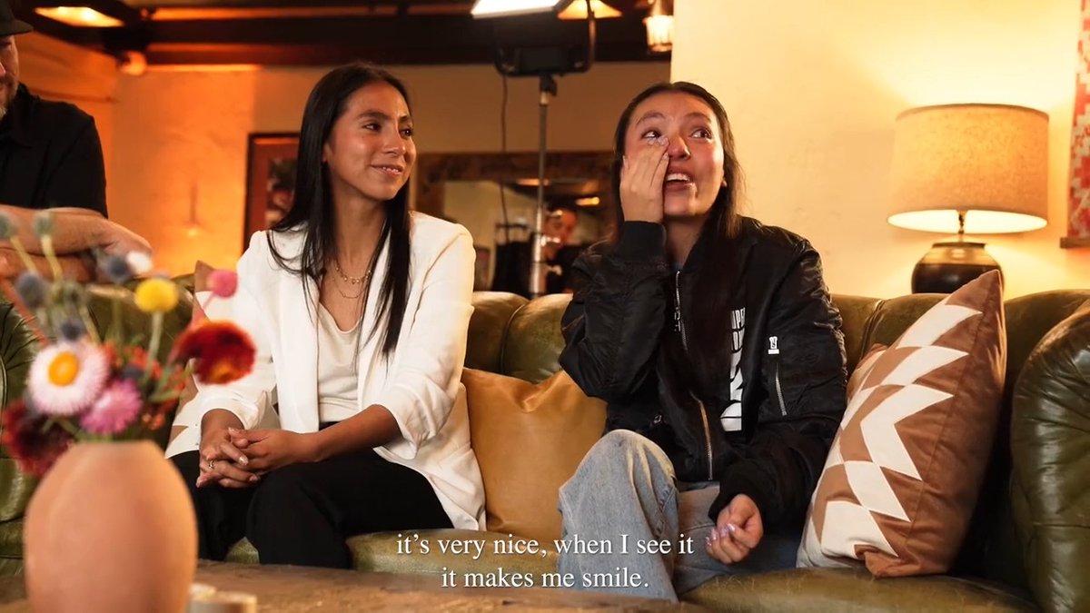 Diana Flores didn’t tell her family she was the star of the NFL’s Super Bowl commercial. This is the moment she revealed it to them. ❤️🥹 Diana Flores