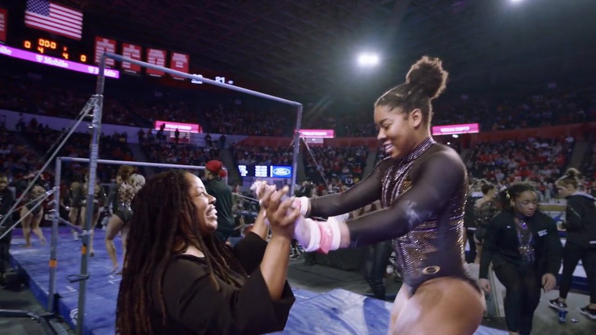 Corrinne Tarver knows a thing or two about being a trailblazer. ✨ The first Black gymnast at Georgia Gymnastics ✨ The first Black gymnast to win the NCAA all-around national title ✨ The head coach of Fisk University Gymnastics, the first HBCU gymnastics team #BlackHistoryAlways