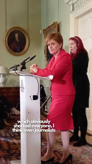 📷I was there when Nicola Sturgeon resigned today - here's how I felt as the only pro-independence journalist in the room // Political reporter Steph Brawn