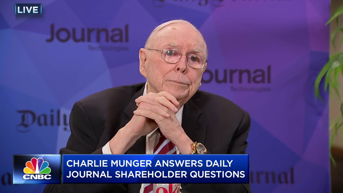 Charlie Munger on crypto: “It’s just ridiculous that anybody would buy this stuff...it's massively stupid.”
