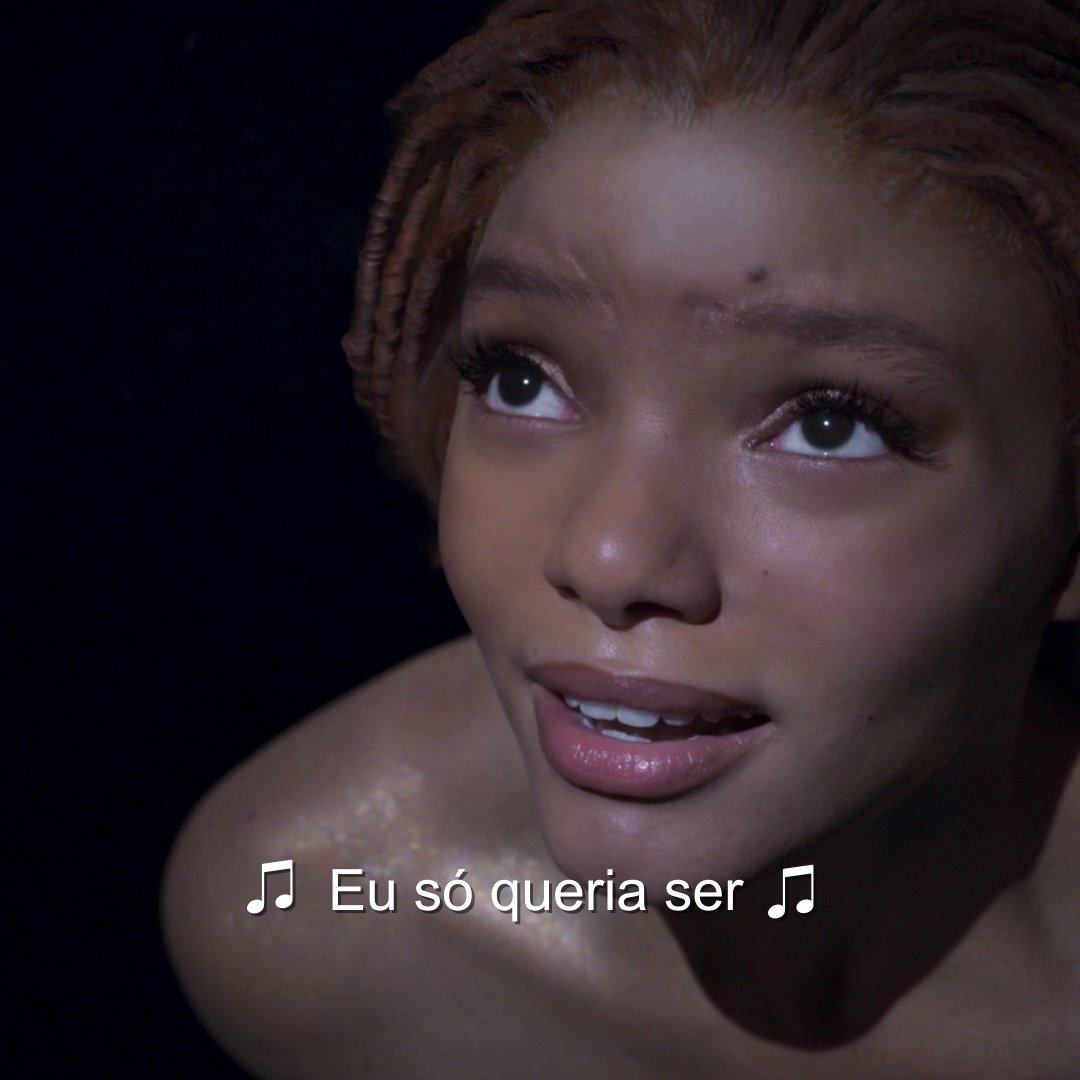 Foi aqui que pediram mais #APequenaSereia? 🧜🏾 Vejam até o final! 😶 Em 25 de maio nos cinemas.