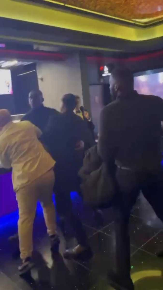 ‼️ Lawrence Okolie and Richard Riakporhe clashing at the CREED III London premiere this evening…