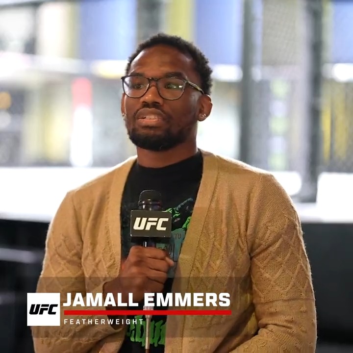 "I always wanted to be a Ninja Turtle or a ninja so this is the closest thing I can get to it." Jamall Emmers (@PrettyBoyemmers) is thrilled to be back in action at #UFCVegas69 🔊🆙