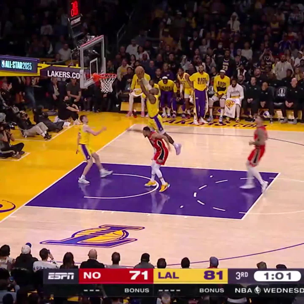If Bron would've finished this ... 😳