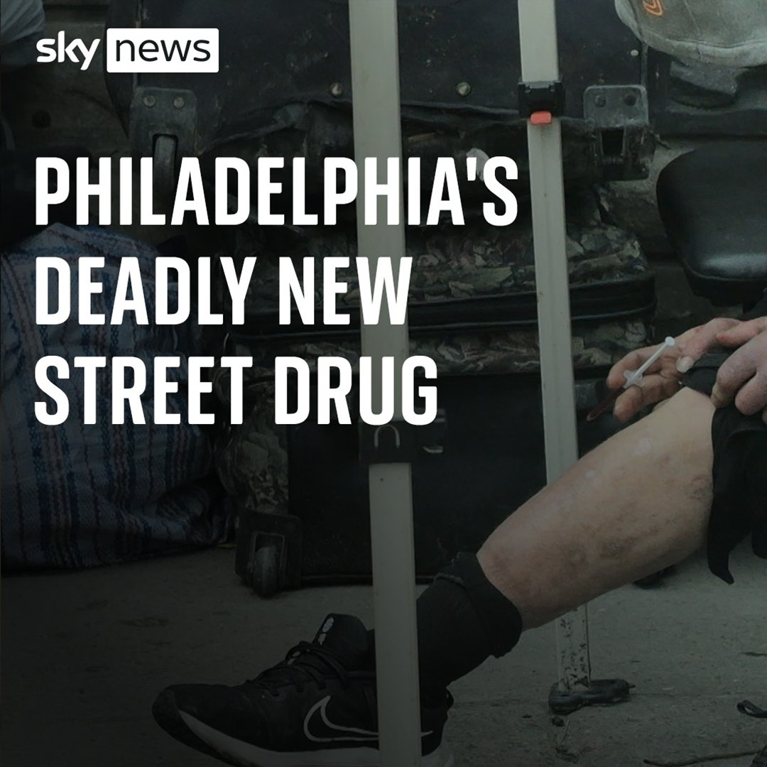 On the streets of Philadelphia - the ground zero of America’s opioid crisis - a new street drug is baffling doctors. It's called Xylazine or Tranq - and it's causing horrific wounds on the bodies of those who use it. Mark Stone reports 👇