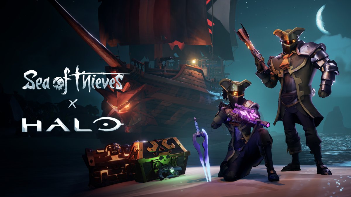 Whether you're completing Voyages or finishing fights, this set of Halo-inspired gear will make sure you look masterful while doing whatever you're doing, regardless of how well you're doing it... The Infinite Depths cosmetics are available from the Pirate Emporium now.