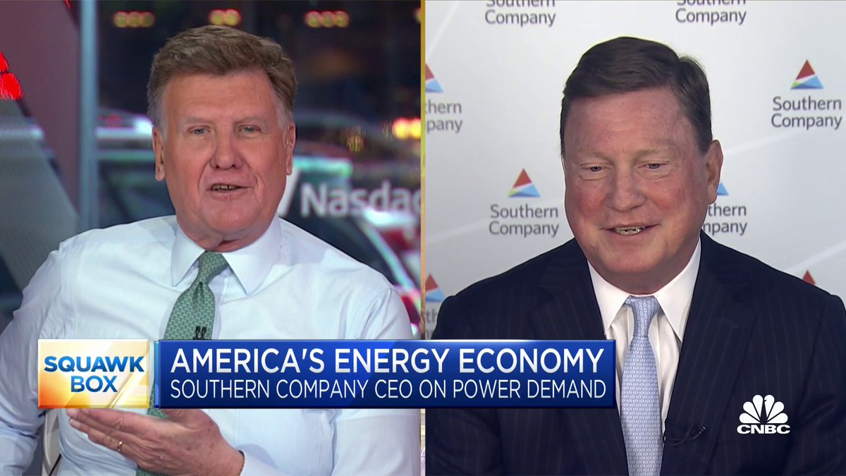 "We need all the arrows in the quiver, we need an all the above [energy policy]," says Southern Company CEO Tom Fanning. "Renewables have their place, but they have their drawbacks...we need to add, as a nation, more investments in technology, development and research."