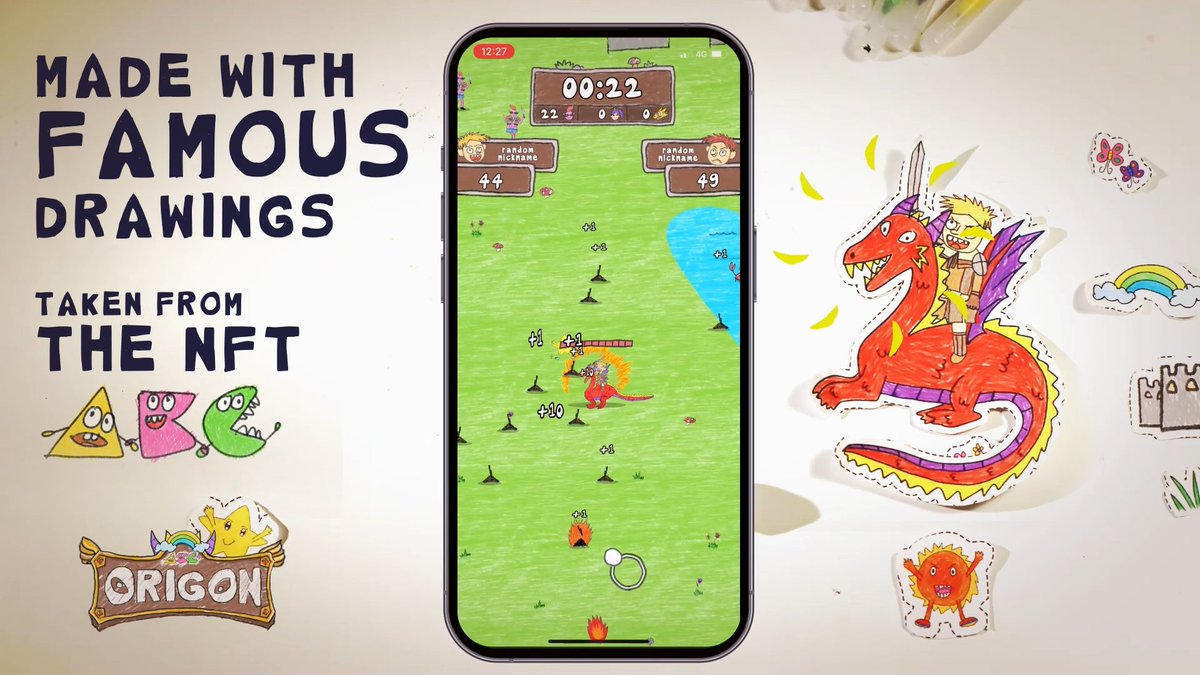 We are extremely proud to announce our collaboration with @ABCVentures @ABC123Community and the launch of our game ORIGON 🐉 Play ORIGON on Octo and immerse yourself in the universe of the ABC collection 🖍️ Available soon on Octo: 👀 Ordinals Loan Desk rawr 🙏