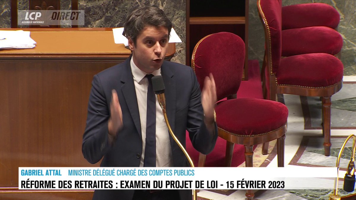 Intervention magistrale de Gabriel Attal, seulement 33 ans. Dans cette médiocrité ambiante, nous avons la chance d’avoir un tel talent !