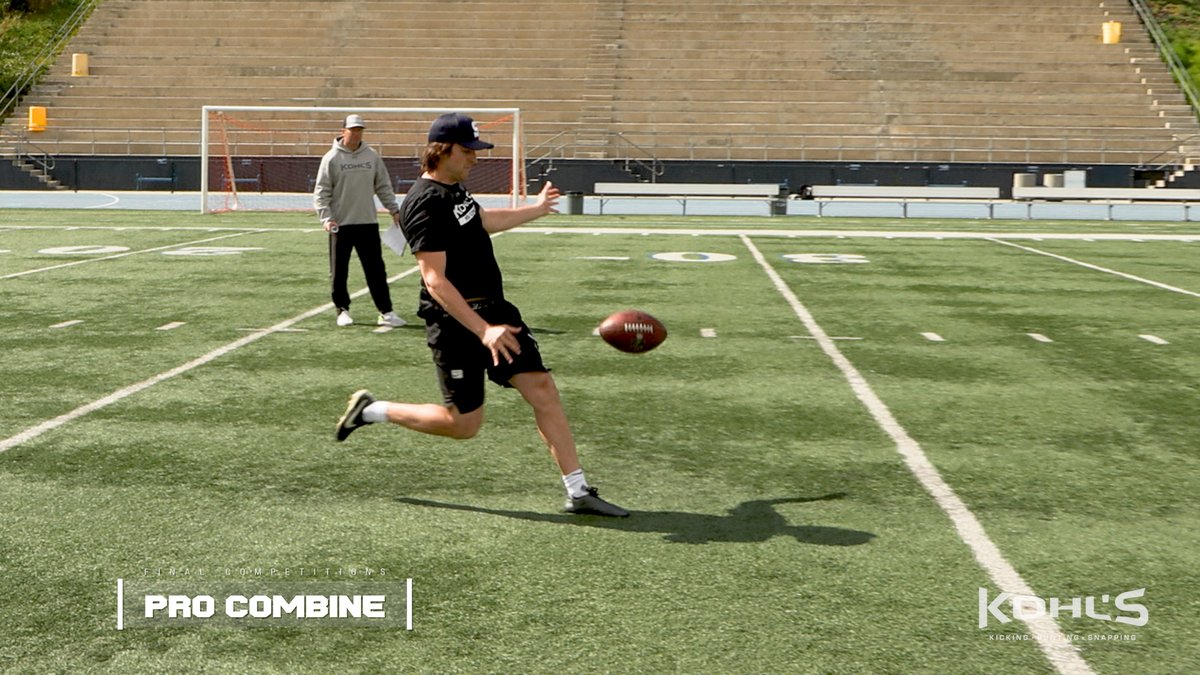 #NFLDraft eligible punter Barney Amor (Penn State Football) hit multiple 5.0+ second directional punts during the final punt competition at the 2023 #KohlsProCombine. 🎥 Full Compeition: