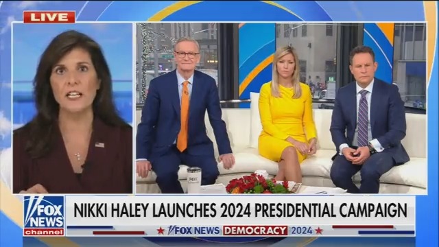 Republican presidential candidate Nikki Haley, when asked how Donald Trump would do on her proposed mental competency test for politicians over the age of 75: “I think he did great the last time he did it. I have no reason to think he wouldn’t do well this time.”