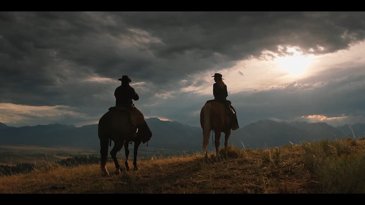 We appreciate Montana's beautiful horizon ... even if Beth doesn't. 😉 #YellowstoneTV