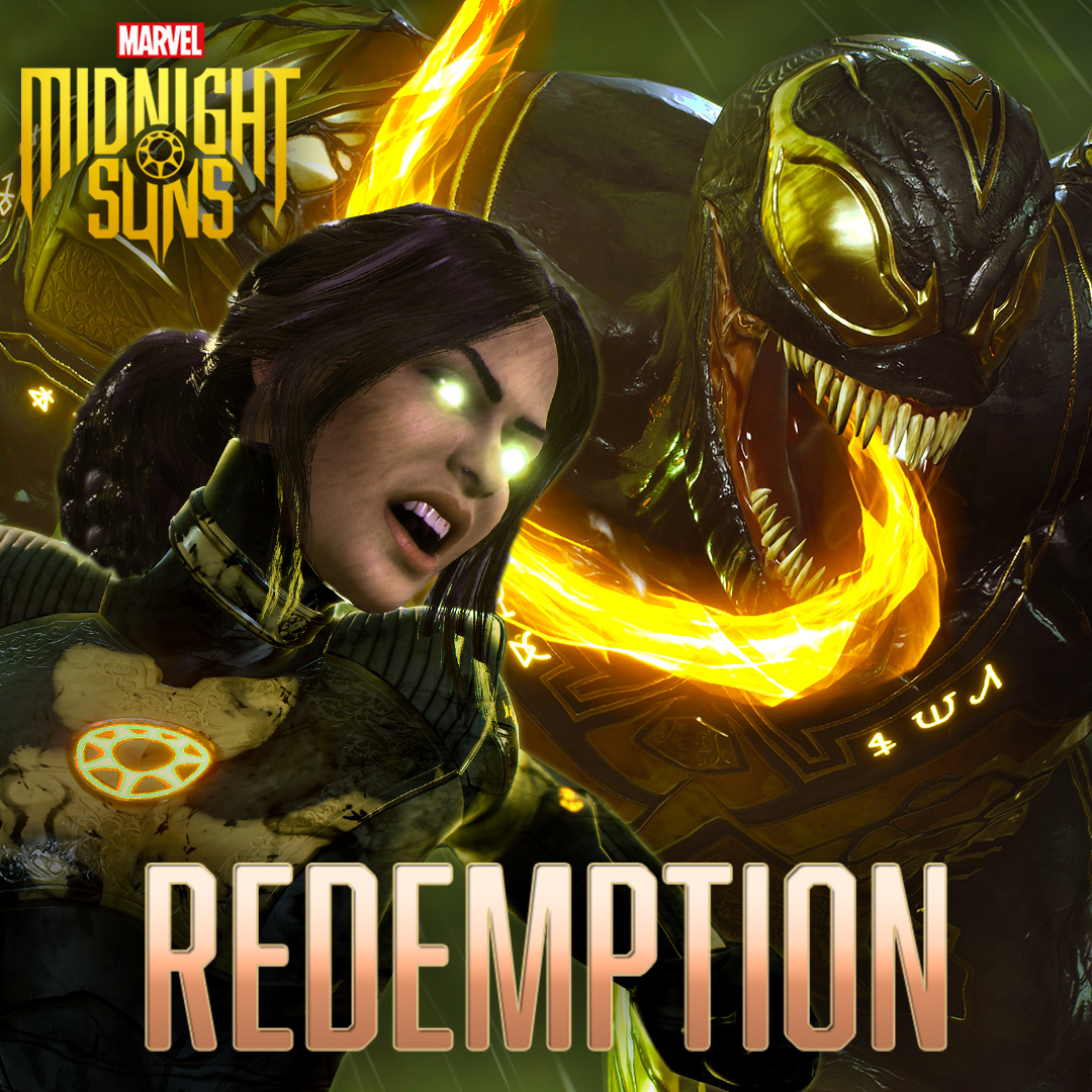 The time for Redemption is at hand! Venom will join the Midnight Suns on February 23!