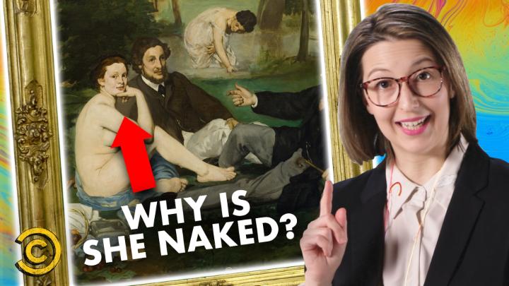 This "business meeting" is NSFW. natashavaynblat goes inside an iconic Manet painting.