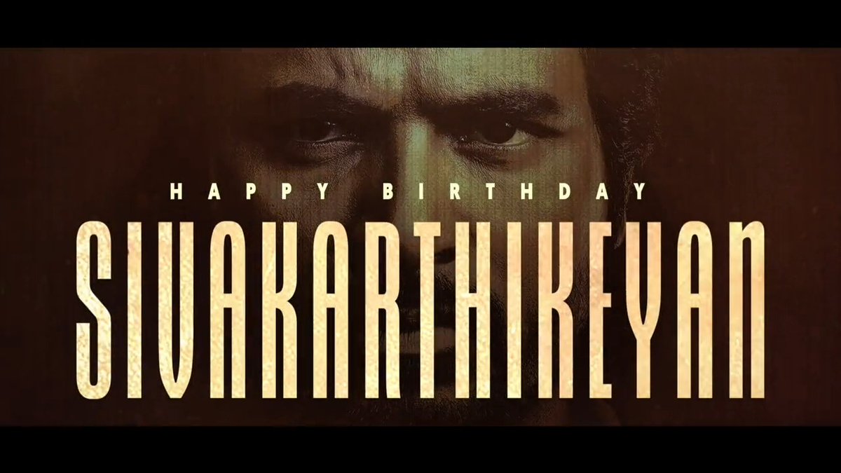 Happy Birthday to the actor who steals our hearts every time he appears on screen! Sivakarthikeyan #HBDSivakarthikeyan #HappyBirthdaySivakarthikeyan