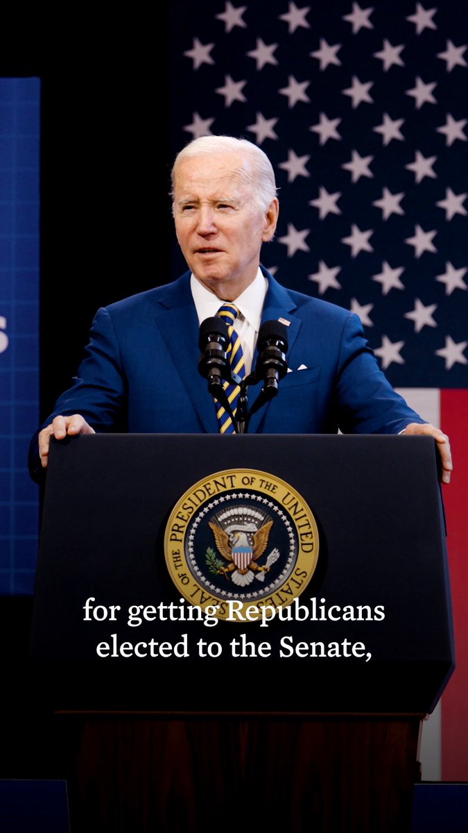 A Senator from Florida is in hot water right now because of his plan to sunset Medicare and Social Security every 5 years. He's telling folks that because I’m cutting prescription drug costs – that means I’m cutting Medicare. He’s a little confused. Let me clear it up: