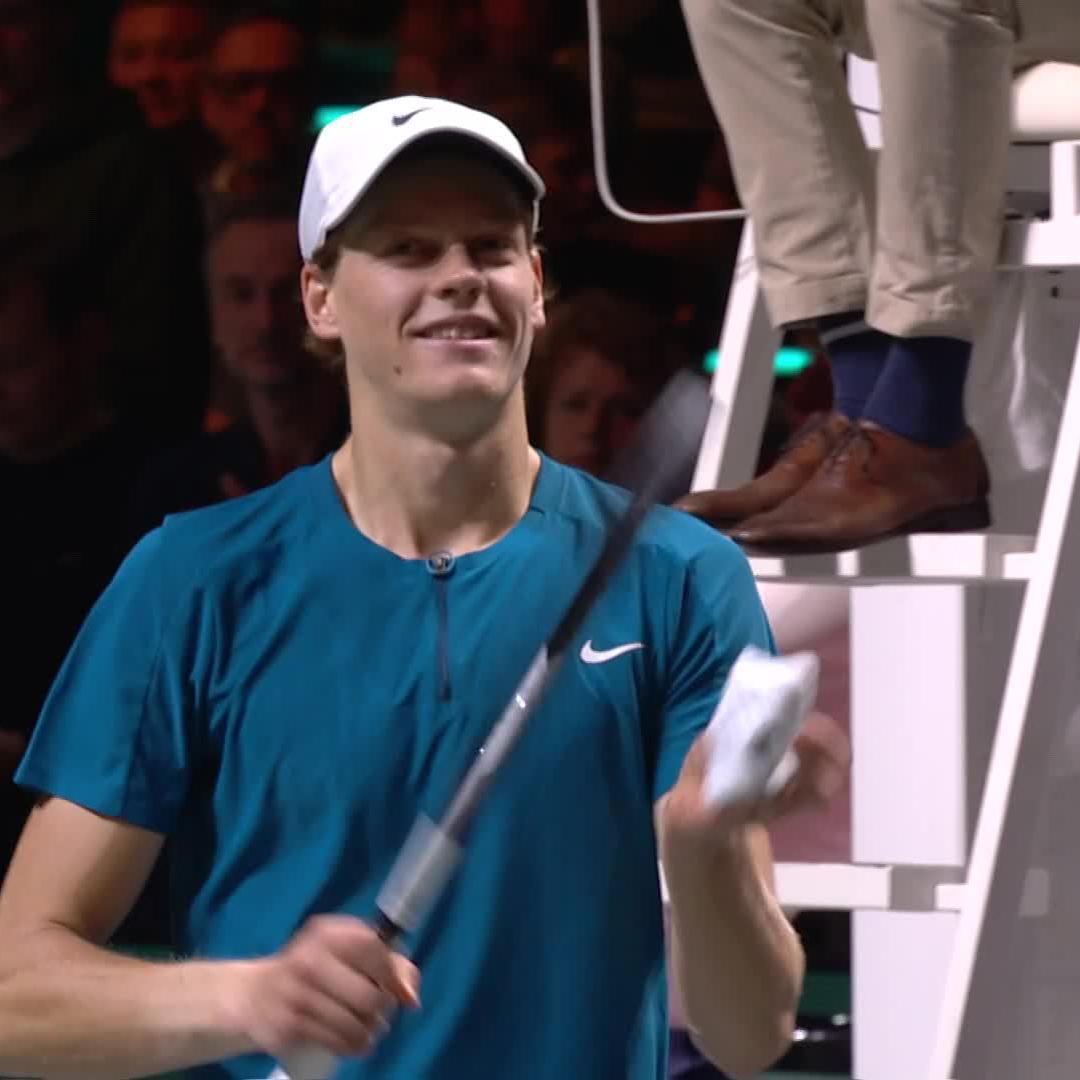 Absolutely flying 😍 Jannik Sinner was on fire today! ABN AMRO Open