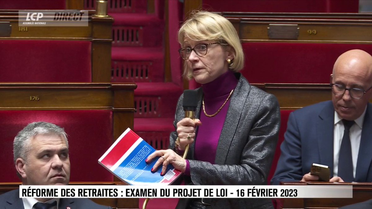 "Cela fait plusieurs fois que vous vous exprimez au nom des femmes de cette Assemblée. Nous ne vous avons donné aucun mandat", lance Véronique Louwagie (LR) aux élus de la Nupes. "Je vous interdis de vous exprimer au nom des femmes !" #Retraites #RéformeDesRetraites #DirectAN