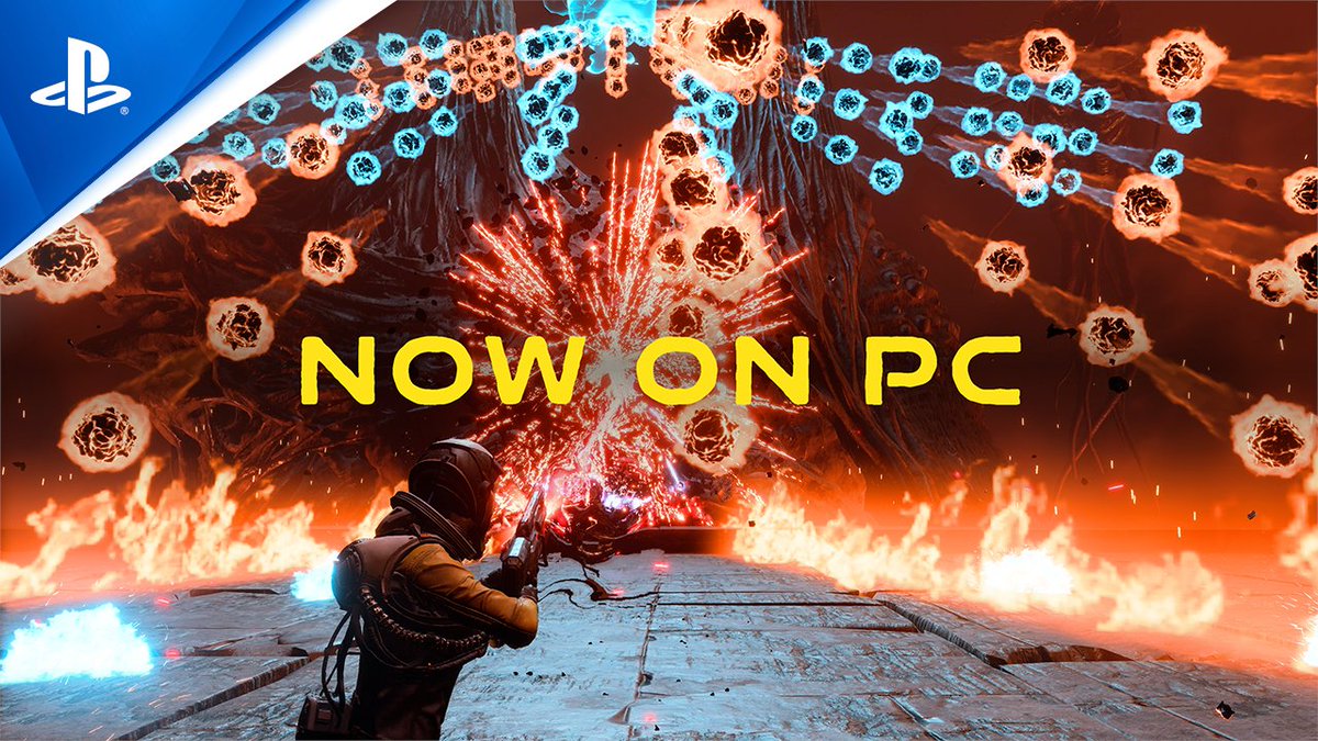 Atropos awaits. Break the cycle in Returnal, now available on PC.