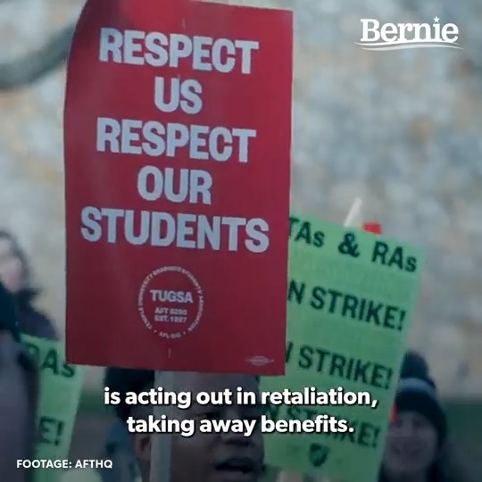 Graduate students at Temple University have faced retaliation for going on strike and asserting the radical notion that they should make a living wage, receive decent benefits, and get dignity on the job. I stand in strong solidarity with the workers of TUGSA.