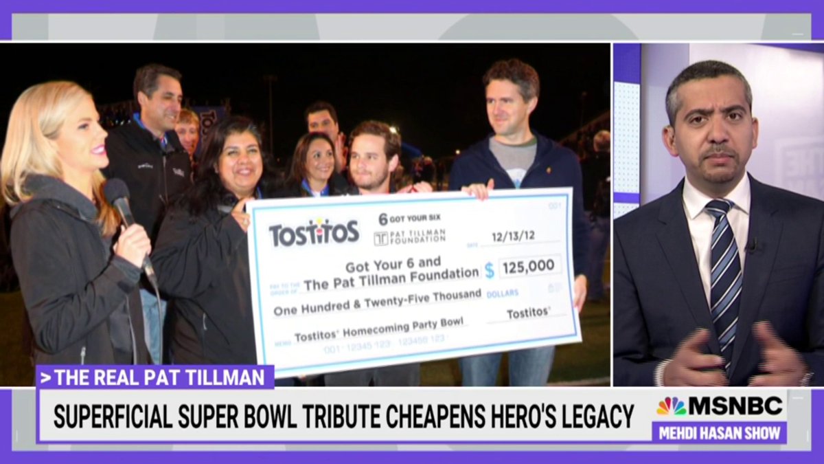 The truth, from me, about Pat Tillman - the truth about his life and his death that the NFL didn't tell you on Super Bowl Sunday, and that the Bush administration and the Pentagon tried to cover up. Please do watch & share this important commentary: