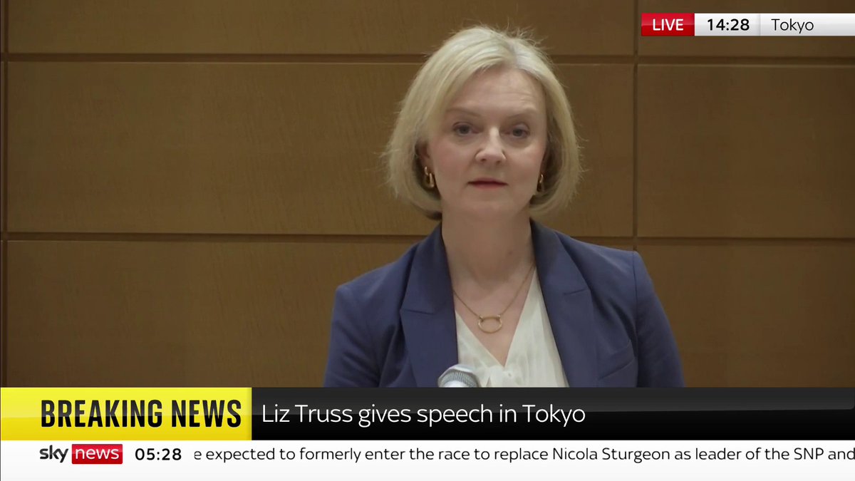 "Since it was the free world that enabled China's rise, it must be the free world that challenges its economic dominance before it is too late." Liz Truss says "we ignored far too many of the warning signs" regarding China. 📺 Sky 501 / YouTube