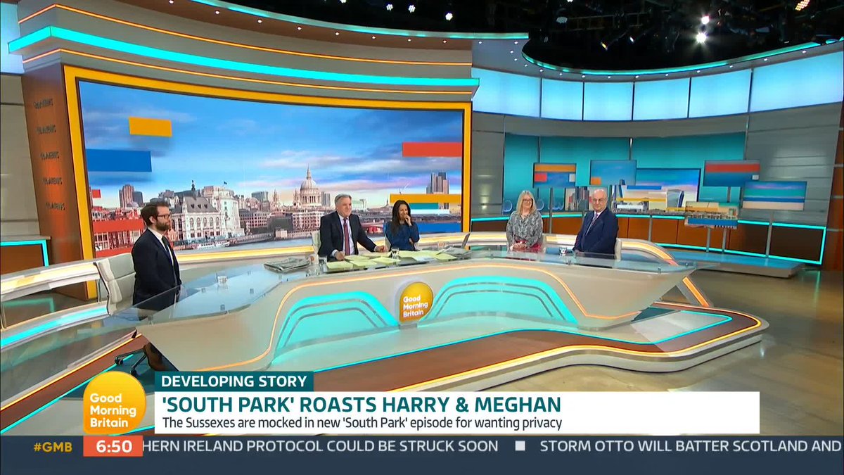 'It's quite hard to watch!' 'They have crashed in the US opinion polls.' Prince Harry and Meghan have been mocked in a new 'South Park' episode for wanting privacy. The episode shows the royal couple embarking on a 'Worldwide Privacy Tour'.