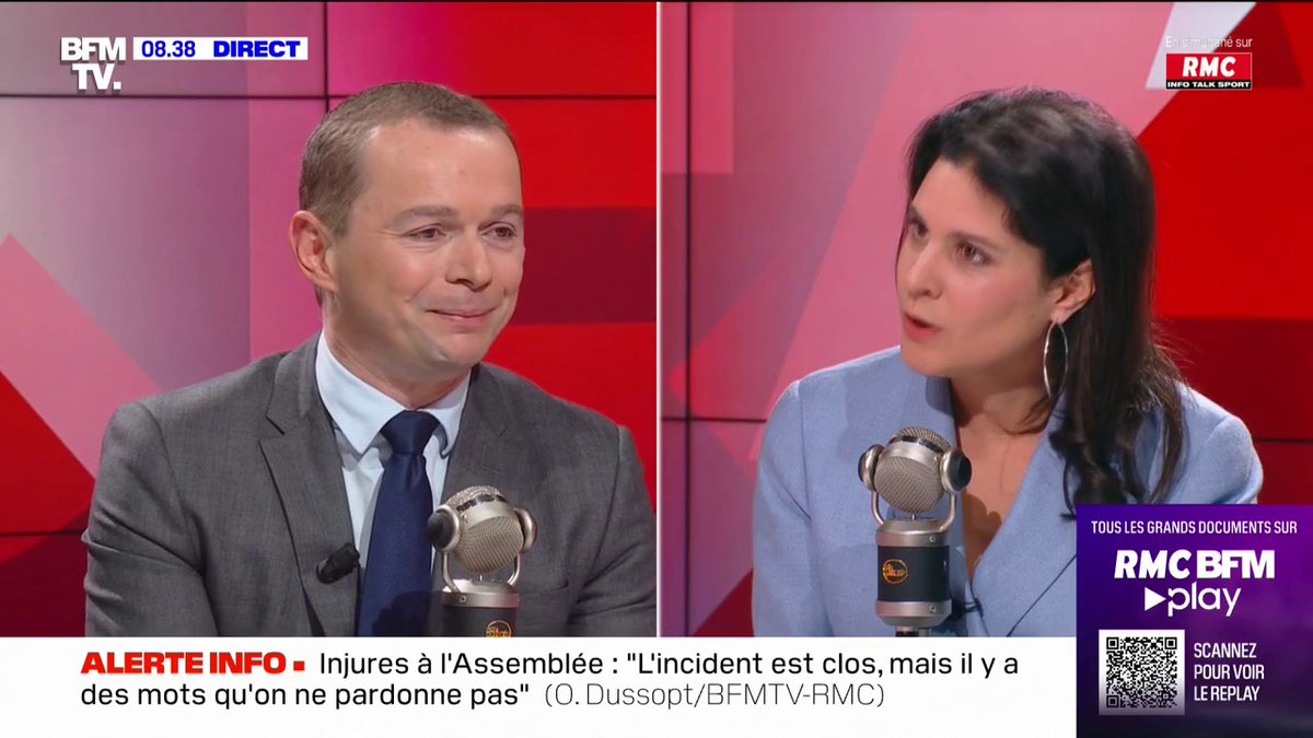 💬 "J'ai fait une bêtise, j'ai ouvert une grille pendant une interruption de séance" Olivier Dussopt (Olivier Dussopt) évoque ses mots croisés à l'Assemblée