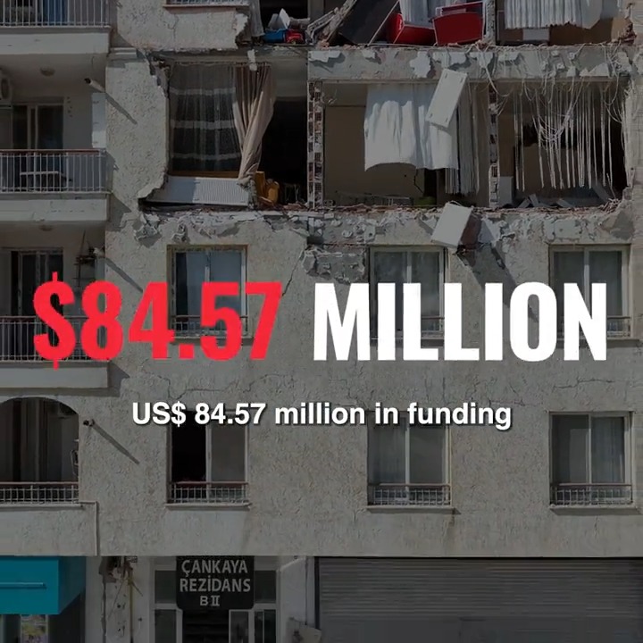 📢WHO’s funding requirement for #Türkiye and #Syria is now US$ 84.57 million to address the evolving health needs after the devastating earthquakes. Know more: