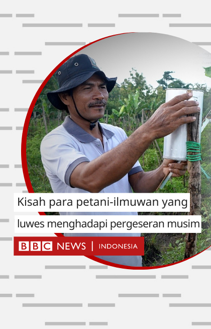 Alih-alih bergantung pada ramalan cuaca dari pemerintah, para petani di Indramayu ini memilih untuk secara mandiri membuat prediksi cuaca di lahan pertanian mereka dengan mengukur curah hujan setiap harinya. Bagaimana caranya? Simak videonya. Baca juga: