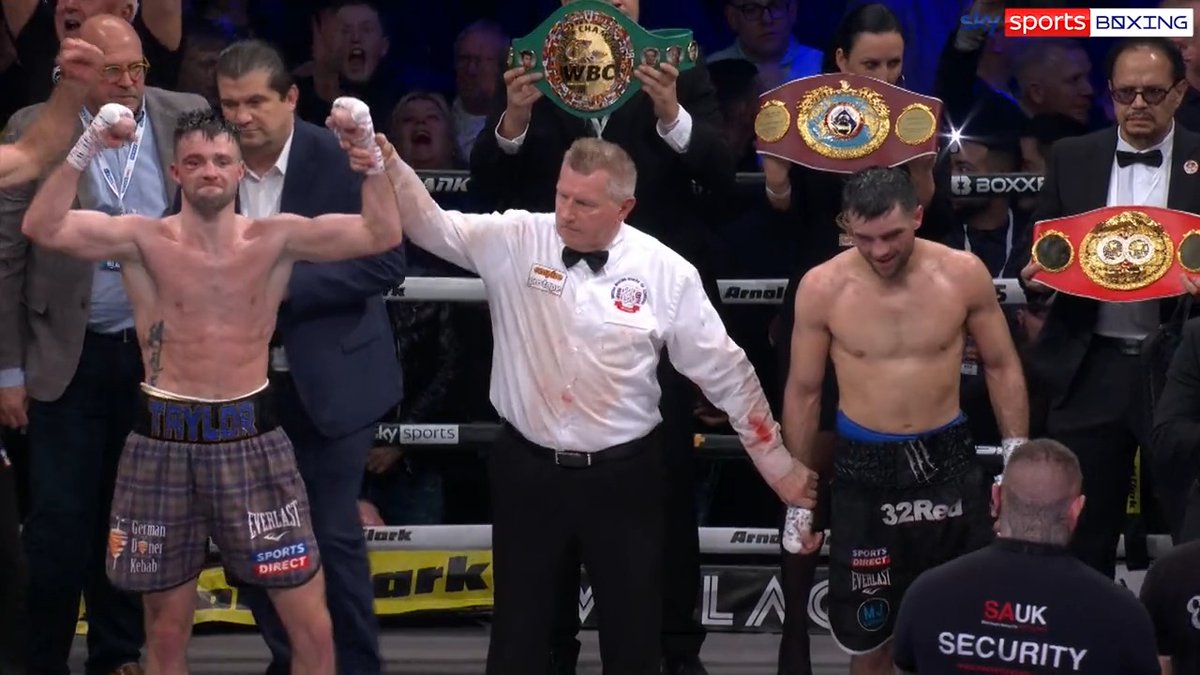"𝐈'𝐦 𝐠𝐮𝐭𝐭𝐞𝐝... 𝐍𝐎𝐓 𝐬𝐜𝐚𝐫𝐞𝐝 𝐨𝐟 𝐂𝐚𝐭𝐭𝐞𝐫𝐚𝐥𝐥!"☝️ Josh Taylor insists the Catterall rematch is out of his hands and suggestions he's ducking Jack Catterall just make him laugh🤷
