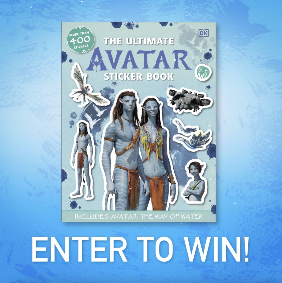 What’s your favorite moment from #AvatarTheWayOfWater? Reply with a GIF of yours for a chance to win copies of The Art of Avatar: The Way of Water, Avatar: The Way of Water — The Visual Dictionary, and The Ultimate Avatar Sticker Book, from DK Books US.