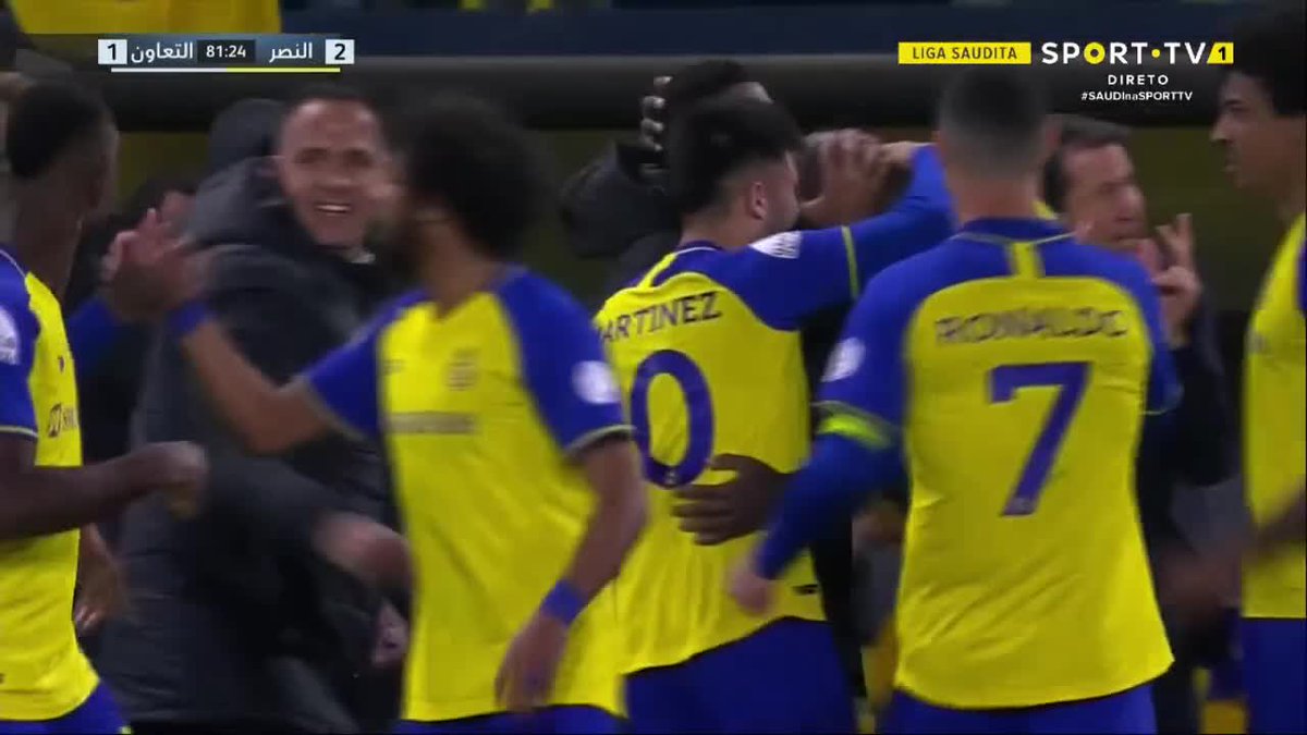Metam mais uma assistência para a conta do Ronaldo 📪 #sporttvportugal #SAUDInaSPORTTV #alnassr #altaawon #betclic #CristianoRonaldo #Madu