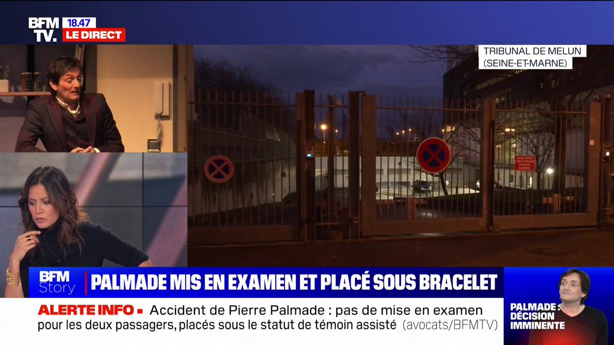 🔴 Accident de Pierre Palmade: pas de détention provisoire pour l'humoriste, qui est placé sous bracelet électronique