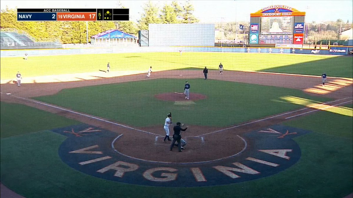 ✅ 1st collegiate game ✅ 1st collegiate 💣 Harrison Didawick makes in 17-2 in the B5! #GoHoos