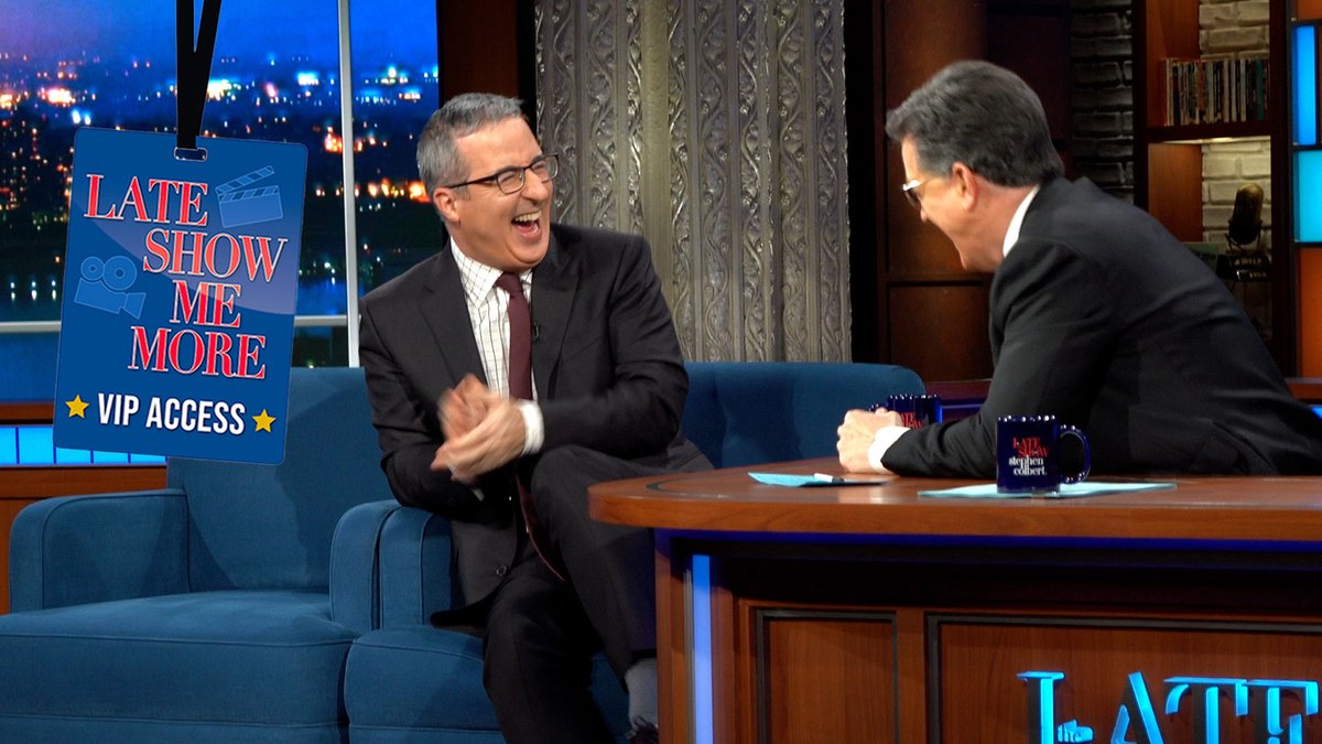 Which John ranks higher than John Oliver? The answer, along with backstage access to Patrick Stewart, jesse Williams., Reverend Al Sharpton, Jim Gaffigan, Ke Huy Quan, Jessica Williams, Boyz II Men and many more, is in this week’s #LateShowMeMore!