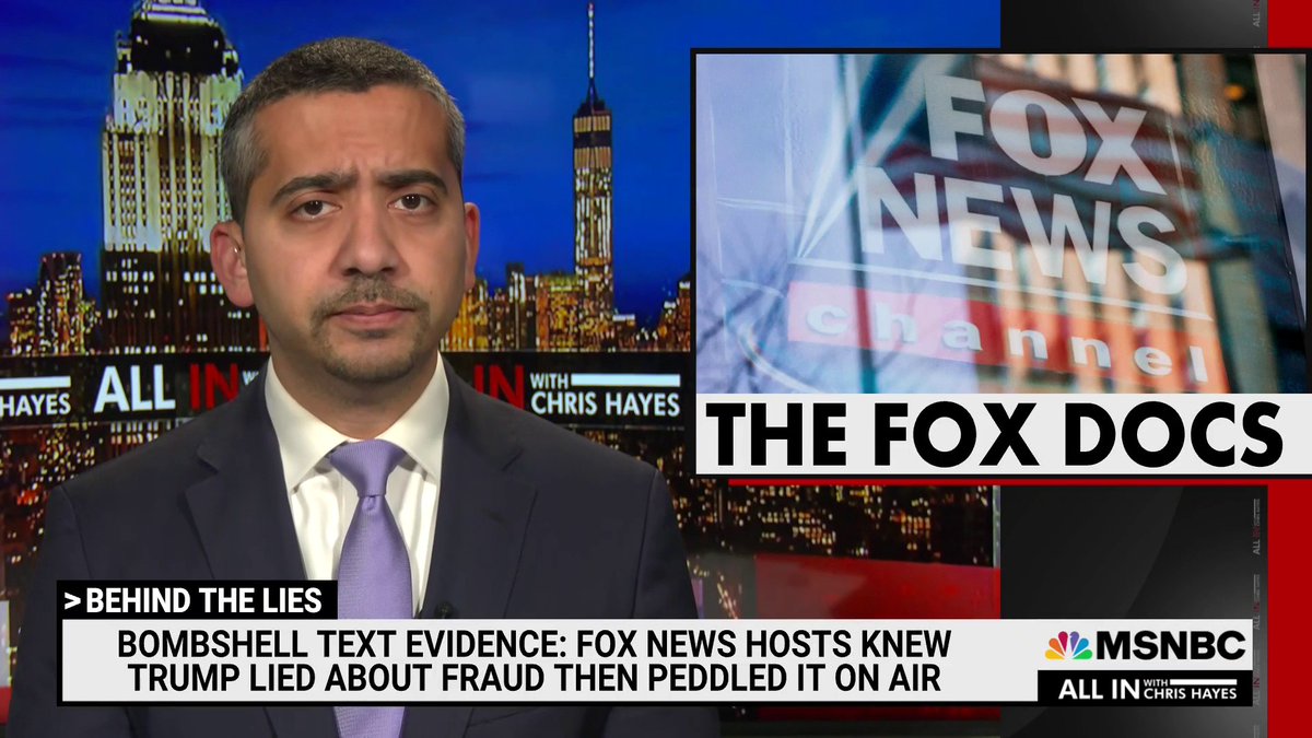 So, you'll enjoy this: we put what Fox hosts Carlson, Hannity, and Ingraham said, on air, side by side with what they were saying to each other on text, in private, when the cameras stopped rolling. It's a must-watch and it's pretty shocking: