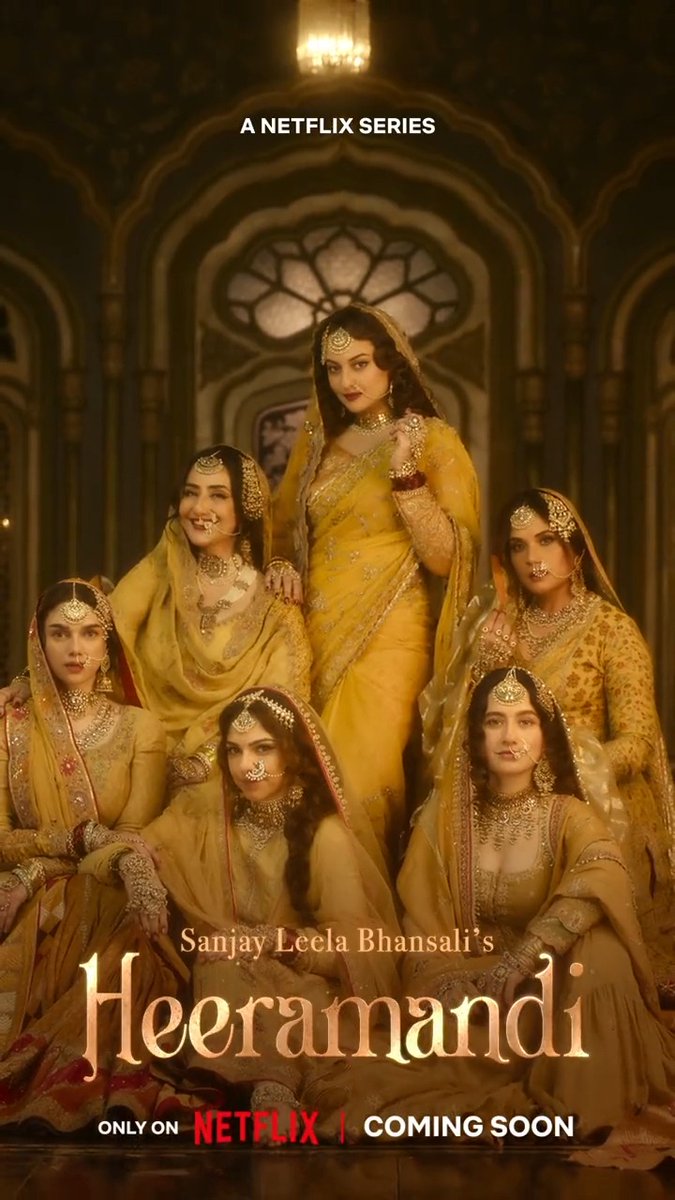 Another time, another era, another magical world created by Sanjay Leela Bhansali that we can’t wait to be a part of. Here is a glimpse into the beautiful world of #Heeramandi 💫 Coming soon!