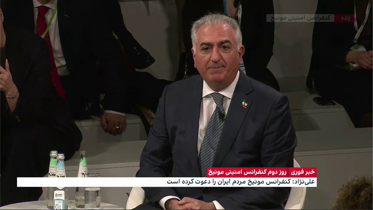 شاهزاده رضا پهلوی در پنل زن، زندگی، آزادی در کنفرانس امنیتی مونیخ: مهمترین سوال ما پر کردن خلا پس از سرنگونی جمهوری اسلامی است.تصور کنید این نیروهای متخصص چطور از کشورهای دیگر سر درآوردند، به جای این که در کشور خود باشند