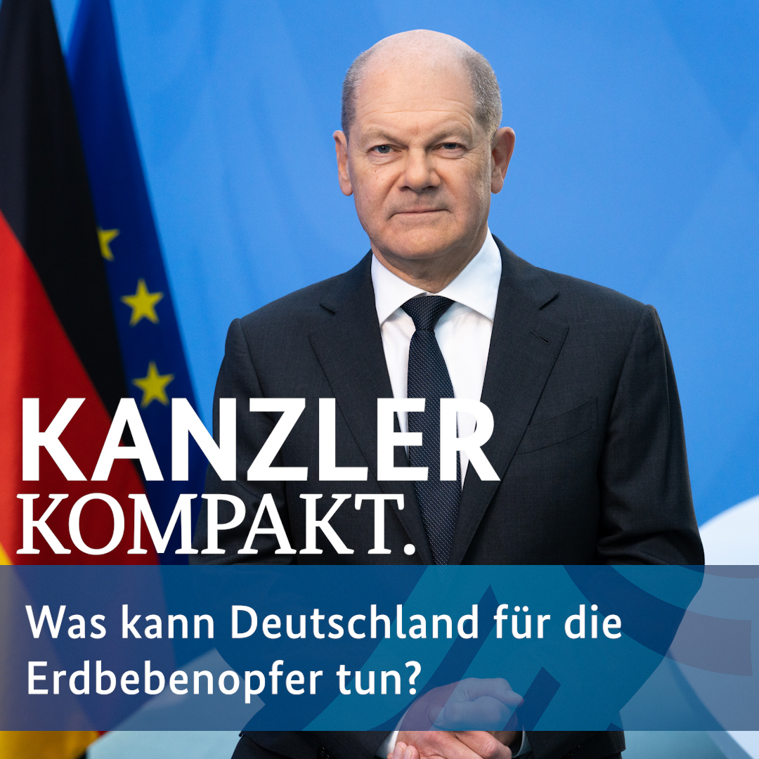 Nach den Erdbeben in der #Türkei und #Syrien sind unsere Herzen schwer. Wir fühlen mit den Verletzten, Angehörigen und Freunden der Opfer. Wir können die Katastrophe nicht ungeschehen machen. Aber wir können helfen. Denn wahre Freunde helfen einander in der Not. #KanzlerKompakt