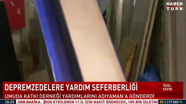 Depremzedelere yardım seferberliği... Umuda Katkı Derneği yardımlarını Adıyaman'a gönderdi.