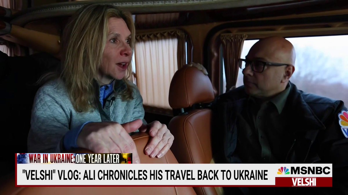 A “#VelshiVlog from Ukraine: Traveling to a war zone takes a lot of planning and coordination. Here’s what it’s like traveling back to Ukraine to cover the war, nearly one year later. #velshi