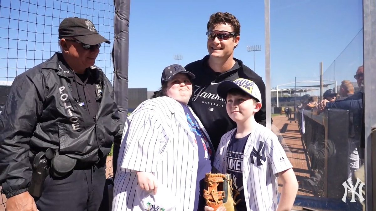 Today, Gerrit Cole got the amazing opportunity to meet BB and her brother 💙