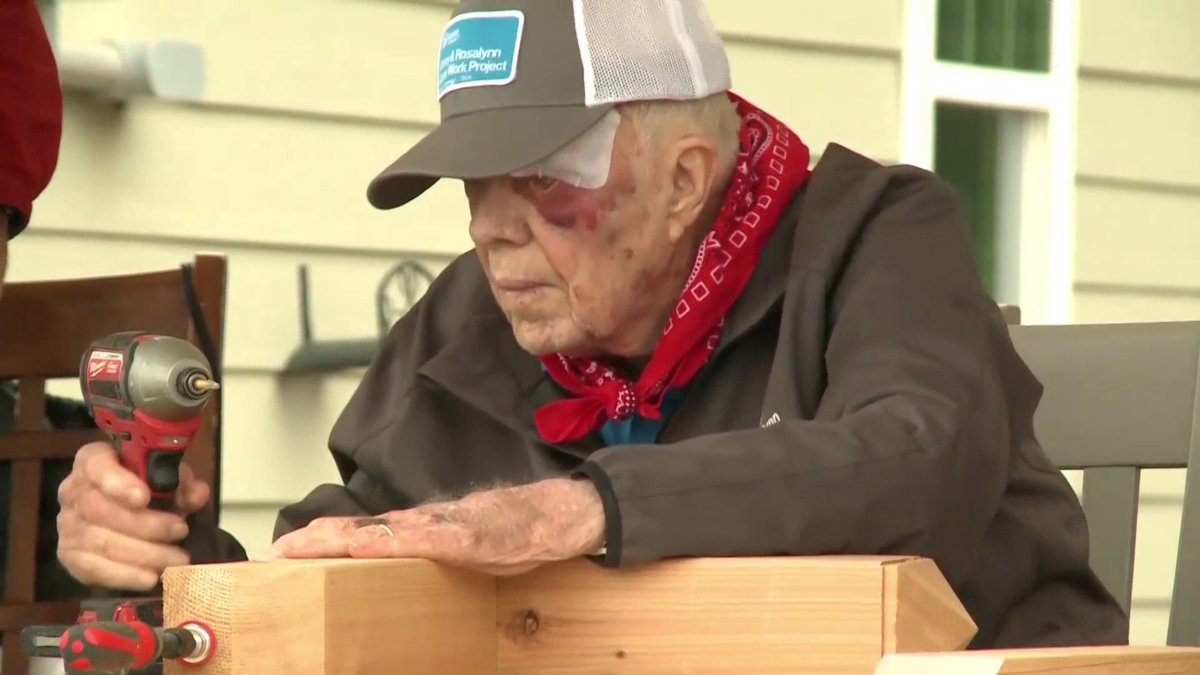 In 2019, President Jimmy Carter, the oldest living former president in US history, at age 95, built Habitat for Humanity homes in Nashville. President Carter represents the best of humanity.
