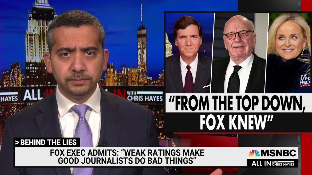 Rupert Murdoch confirmed what we all knew: Fox “News” is a propaganda network for the Republican Party. He also confirmed Sean Hannity, Tucker Carlson &amp; Laura Ingraham lied to their viewers for fear of losing those viewers to Newsmax. Fox News is fake news