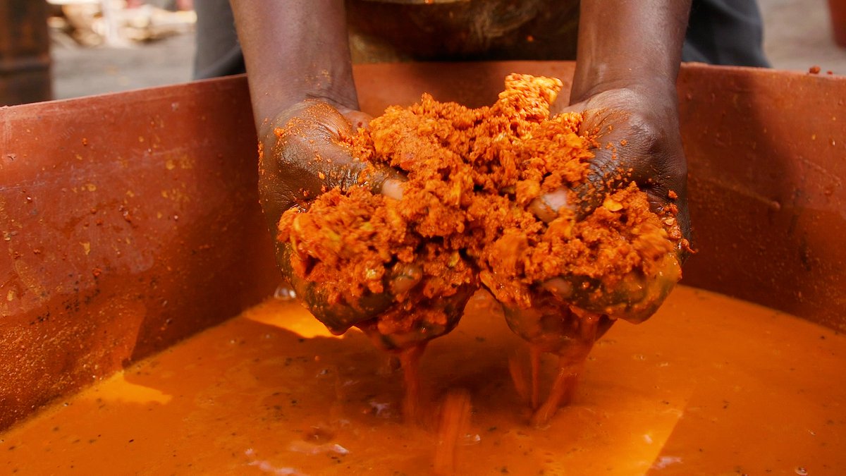 Meet Musa Jaiteh, a Gambian tie dyer who’s work was featured in the recent Hollywood blockbuster "The Woman King"