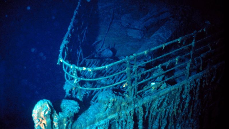 Rare video showing the Titanic on the floor of the Atlantic Ocean has been revealed