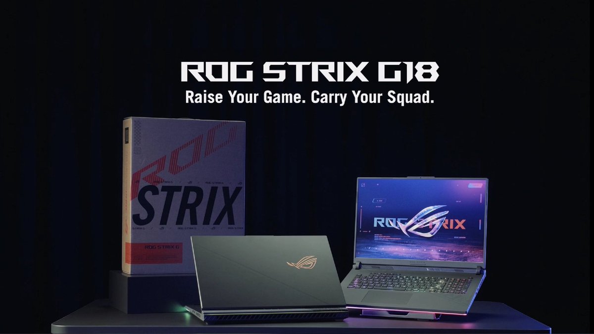 Unboxing the ROG Strix G18! Check out that breathtaking 18-inch Nebula display 😍 #ROG #StrixG18