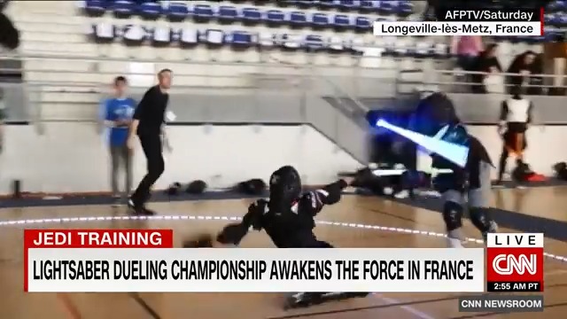 A lightsaber dueling championship took place in France over the weekend -- with around 60 competitors taking part