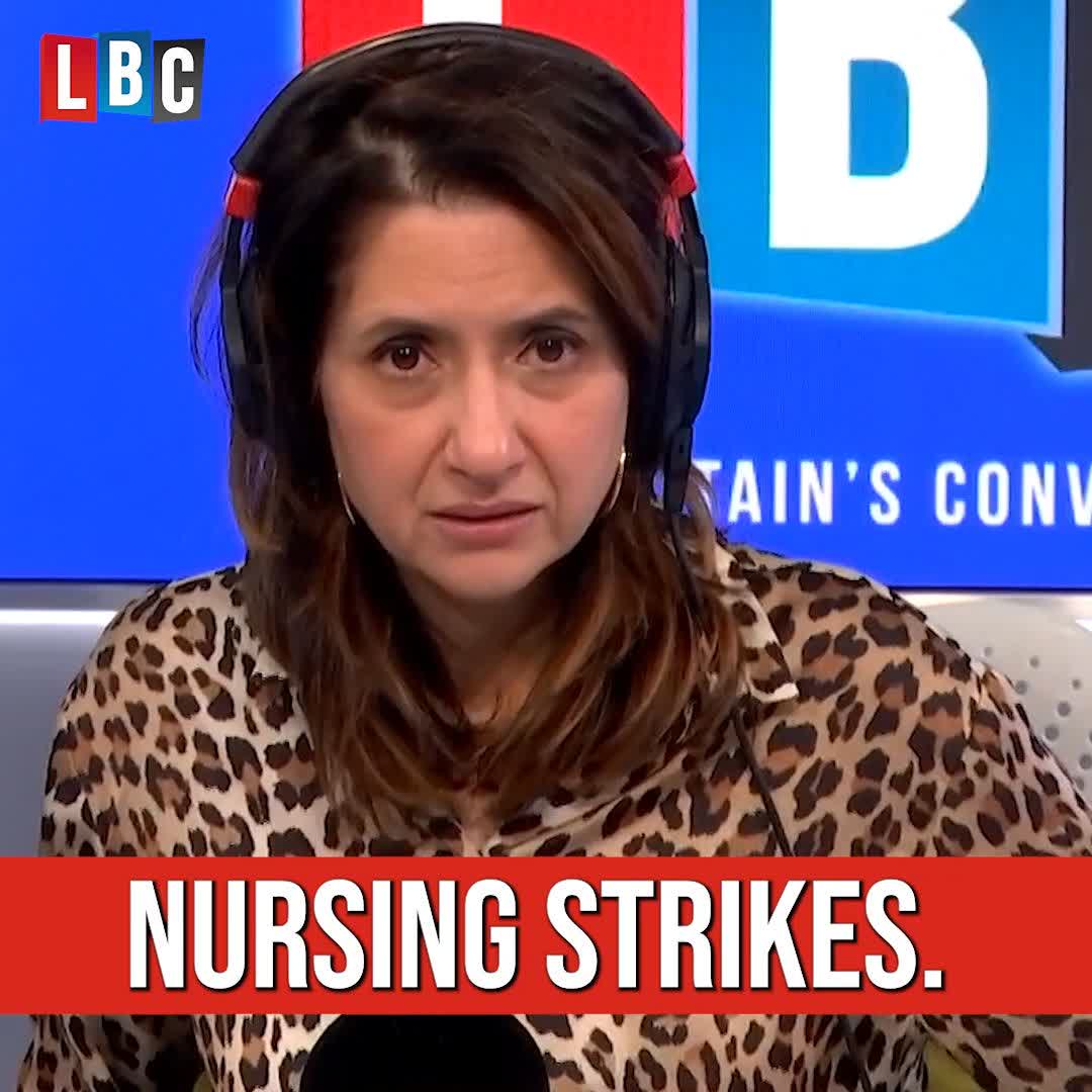'If Rishi Sunak gives them a penny I will not vote Conservative again!' Sangita Myska hears from this caller who is 'absolutely against nursing strikes'.
